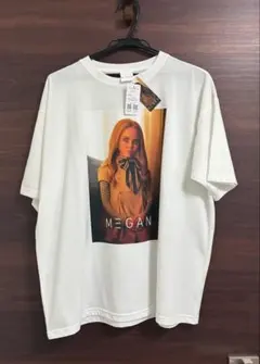 未使用タグ付 映画ミーガン M3GAN Tシャツ ホワイト ホラー