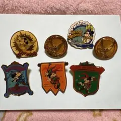 激安!!非売品東京ディズニーシー ピンバッジ7個セット!!