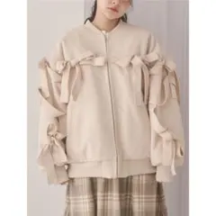 MARIEBELLEコラボ〉Ribbon Shiny Knit Jacket - メルカリ