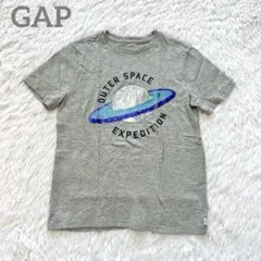 GAP ギャップ Tシャツ スパンコール切替 惑星 グレー 140cm キッズのサムネイル