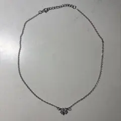 シルバー ネックレス クローバー