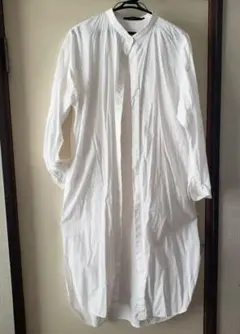 AZULbymoussy バンドカラーロングシャツ 長袖 M