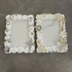 【2点セット】早い者勝ち！トレカケース ホイップデコ ゴールド シルバー