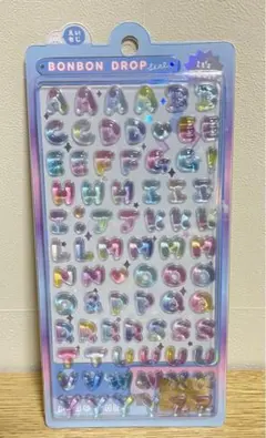 ボンボンドロップシール えいもじ