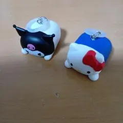 サンリオ ミニチュア キーホルダー クロミ ハローキティ 2個 めじるしマーク