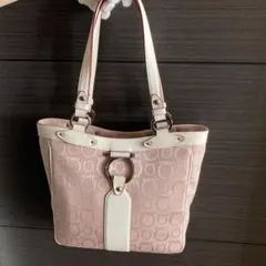 【美品】 フェラガモ ピンク ベージュ トート