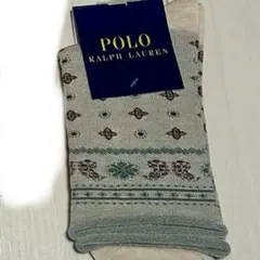 新品 Polo Ralph Lauren デザイン ソックス