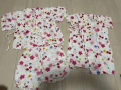 ミキハウス ホットビスケッツ 甚平２点セット