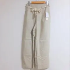 新品　Riche gamour　ベージュ　パンツ　13-156