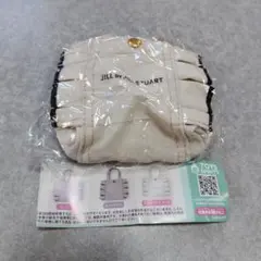 JILL STUART☆ミニフリルトートバッグ キーホルダー２☆Ｂ.ホワイト