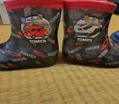 トミカ 警察・レスキュー柄 長靴15cm