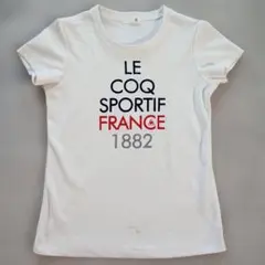 le coq sportif 半袖Tシャツ ホワイト サイズM　ウオーキング
