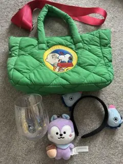 j-hopeセット⭐︎Mang⭐︎スヌーピーのバッグ⭐︎カチューシャ⭐︎ホビ⭐︎ホソク