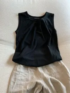 ミズイロインド　タンクトップ　黒　日本製のサムネイル
