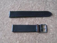 ③NOMOSノモス☆SC19BKM☆純正ホーウィンシェルコードバン革ベルト尾錠