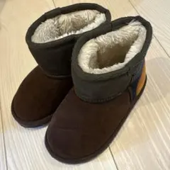 17cm キッズ用 ムートンブーツ ブラウン系　ブリーズのサムネイル