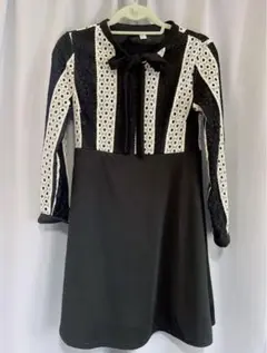 韓国風上品ワンピース