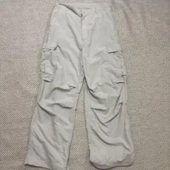 SUNDAY SKATE CLUB スーパーワイドカーゴパンツ　ホワイト　M