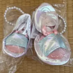 ディズニー　ヤングオイスター ぬいぐるみキーホルダー キーチェーン オーロラ