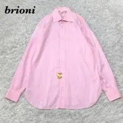 美品☆Brioniブリオーニ ジップアップ ポロニット 半袖 オフホワイト
