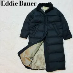 Eddie Bauer ロングダウンコート ブラック