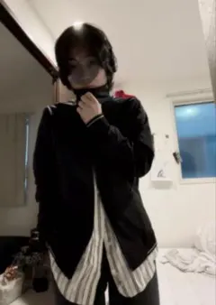 FRED PERRY×BEAMS ハリントンジャケット L 黒 美品 短丈