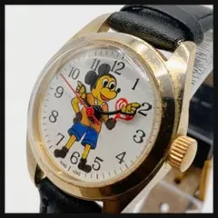 【希少品】ミッキーマウス★腕時計 手巻き レトロ 70s 不動品 ヴィンテージ