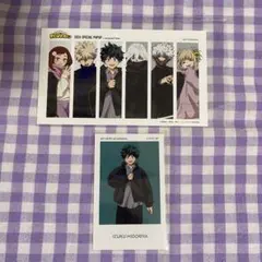 み*き様 ヒロアカ ベースヤードトーキョー アートステッカー 緑谷出久 特典 カ