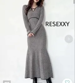 RESEXXY リゼクシー 長袖 マーメイド ニットワンピース