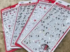 ディズニー　ボンボンドロップシール　ミニ　ベイマックス　101匹わんちゃん　4枚