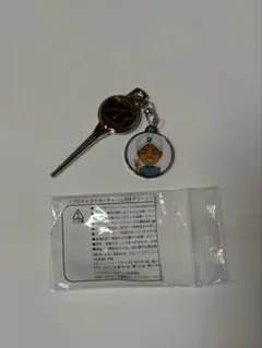 堀川未来夢プロ　キャラクターチャーム付きグリーンフォーク