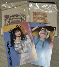 BEYOOOOONDS 岡村美波 清野桃々姫 ポストカード 巾着セット