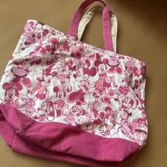 ディズニー　ミニーマウス トートバッグ ピンク