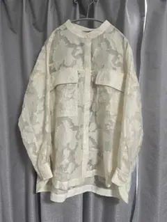 GENE HEAVENS ジャガードシアーシャツ