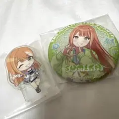 学園アイドルマスター　学マス　DMMスクラッチ E賞グリッター缶バッジ 紫雲清夏