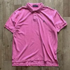 ポロ ラルフローレン ポロシャツ XL ピンク