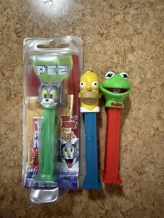トムとジェリー ホーマー・シンプソン・カーミットPEZ3個セット