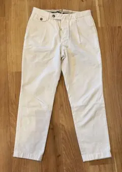 ホワイト 100%コットン　パンツ