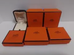 美品　エルメス　ネックレスケース　空箱　ジュエリーボックス　アクセサリー入れ エルメス HERMES アクセサリーBOX 3点セット ジュエリーケース