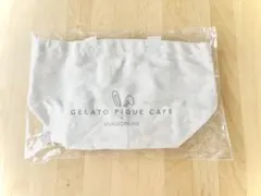 新品未使用☆ジェラートピケ カフェ　ランチトートバッグ　ウサギオンライン　コラボ