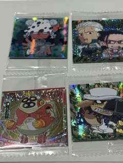 ワンピースウエハースシール　4枚セット