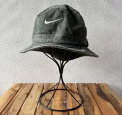 ナイキ NIKE バケットハット キャップ 90s カーキ 銀タグ