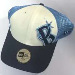 横浜Denaベイスターズ　NEW ERA キャップ ネイビー 水色 青