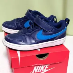 NIKE スニーカー ネイビー ブルー キッズ 17cmのサムネイル