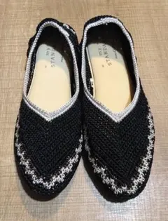 未使用 スタディオクリップ バレエシューズ フラットシューズ M 黒のサムネイル