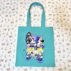 ディズニー ノスタルジカ ミッキー&ミニー カラートートバッグ 宇宙柄