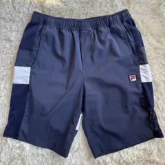 フィラ　ハーフパンツ　ネイビーブルー　レディース Mサイズ