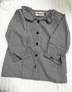 ミキハウス　チェック　ブラウス　80