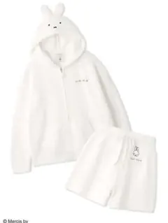 新品未開封　Dick Bruna ベビモコパーカ&ショートパンツセット　ホワイト
