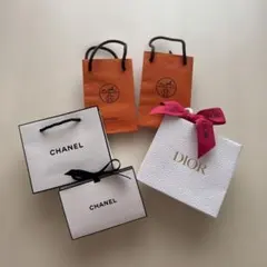CHANEL DIOR HERMESショッパーセット